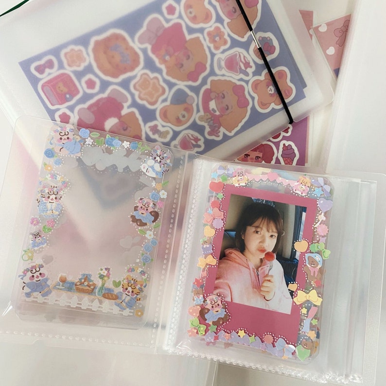 Kpop Deco Toploader Holder Kpop Deco Photocard Binder Fits Etsy