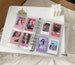 A5 Kpop Photocard Binder 6 Ring Refill Sheets 25 Sheets Double-Sided 4 Pockets Sheets | Photocard Binder Filler |  Fit BTS Film Strip 