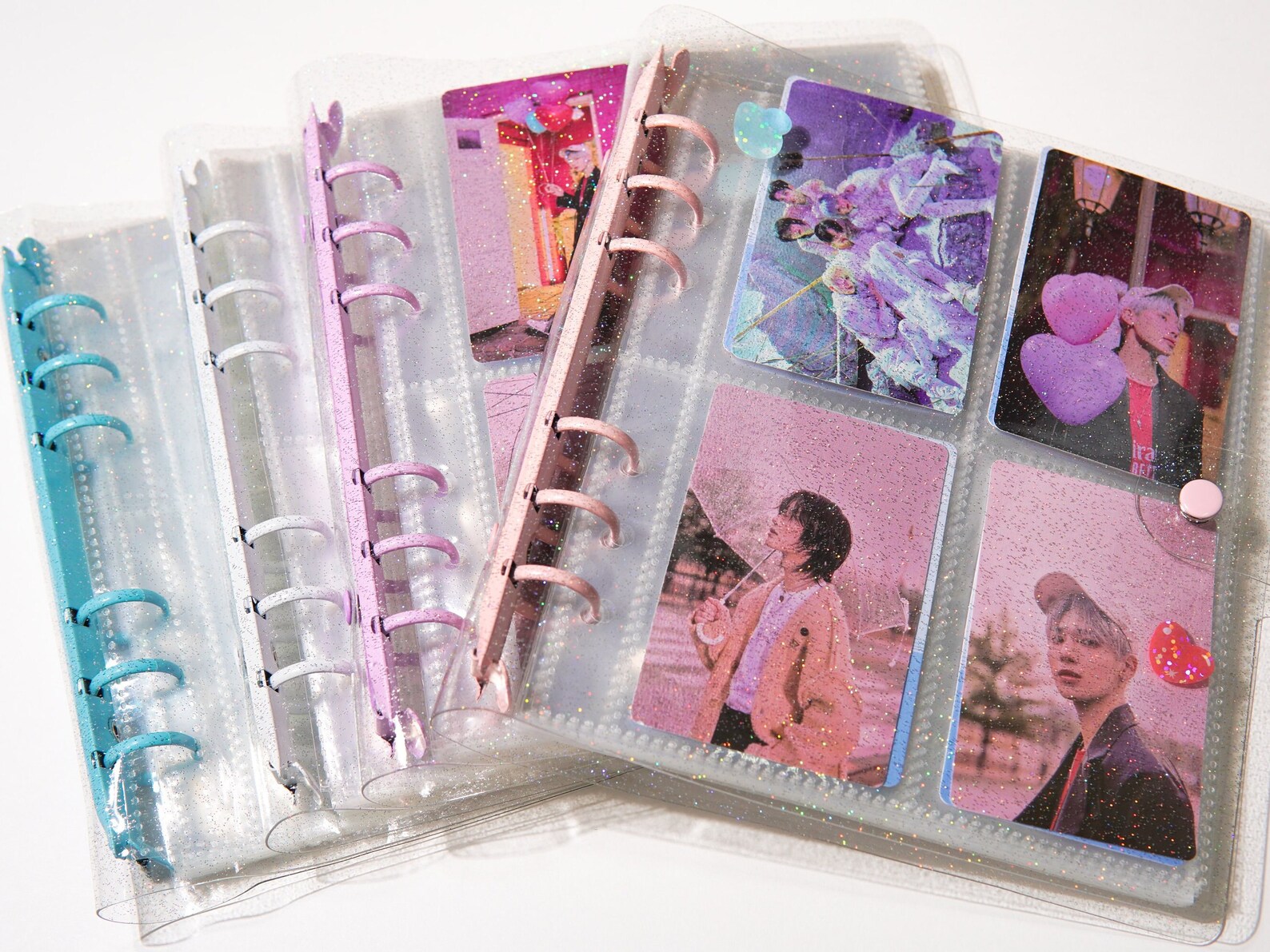 A6 Kpop Photocard Binder 25 Sleeves Holds 200 Cards Kpop Etsy