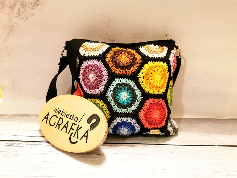 Boho crochet bag image 2