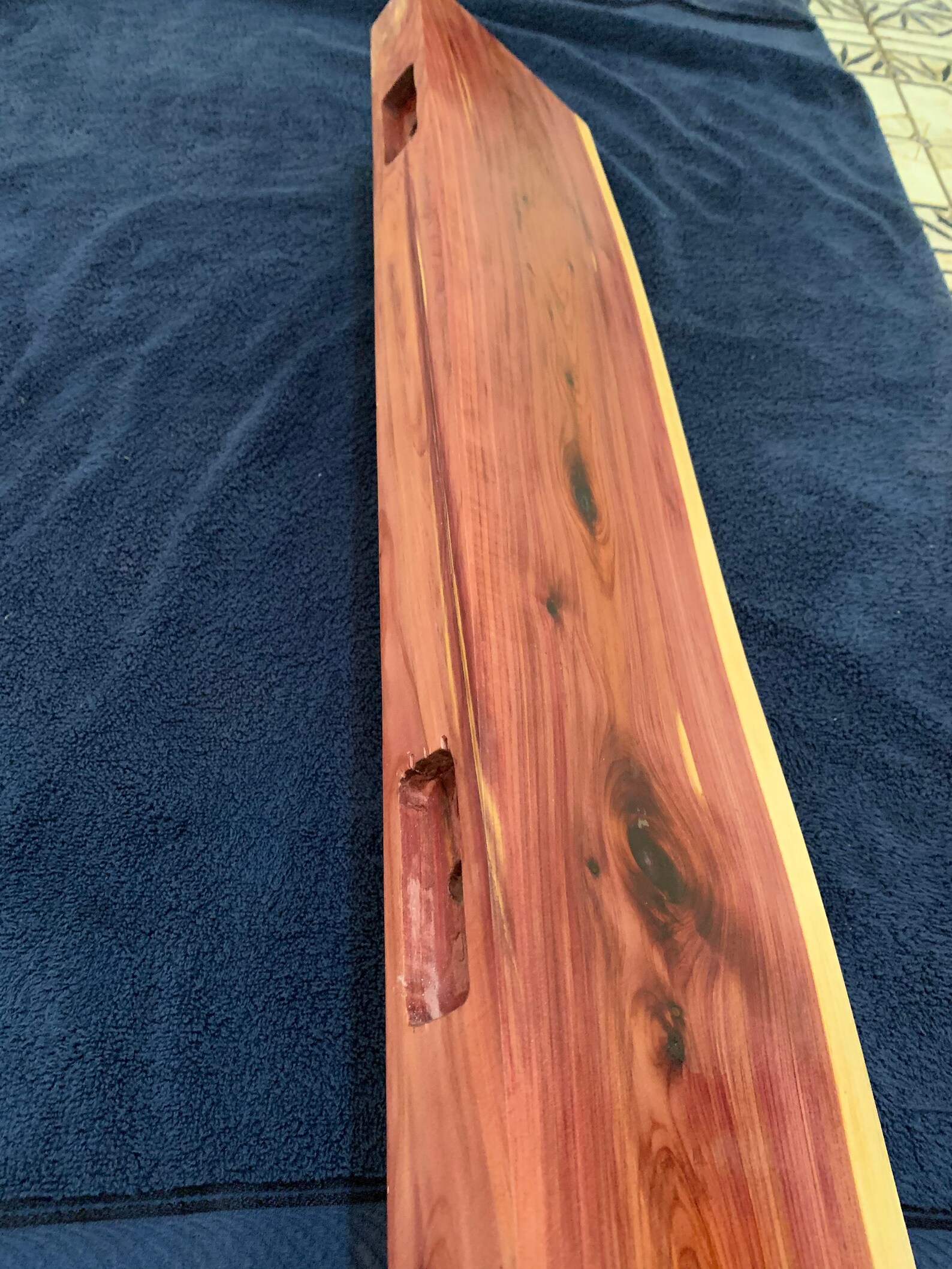 Handmade Live Edge Cedar Floating Wood Shelf 30in Etsy