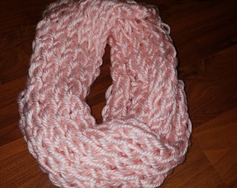 Cotton Candy Pink Infinity Scarf