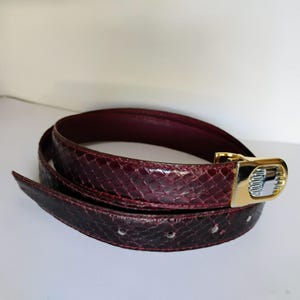 Vintage Snakeskin Belt - Etsy Australia display picture 3