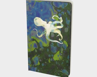 Octopus Notebook - Dark Green