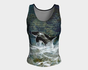 Breaching Orca Tank Top