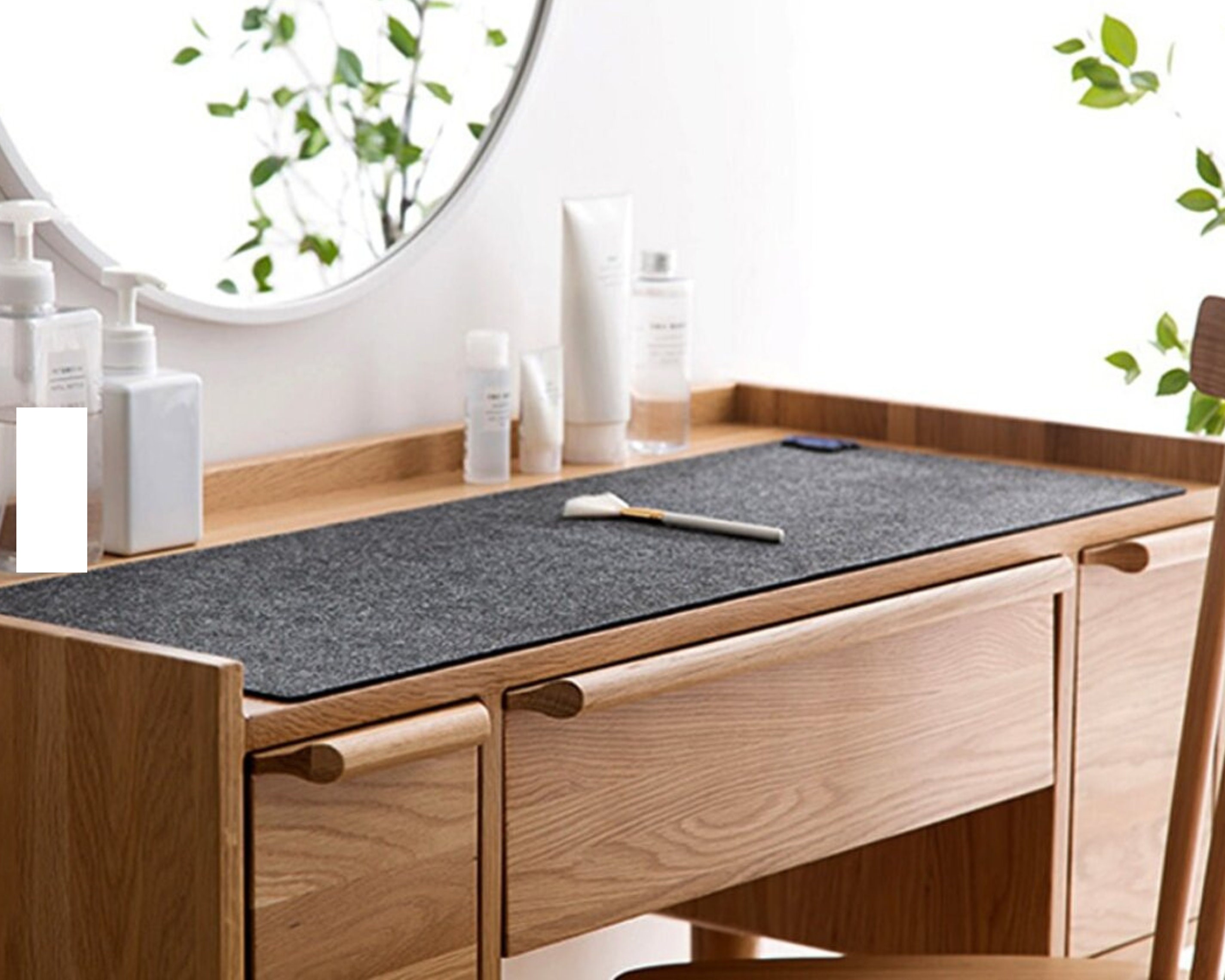 Felt Desk Mat Felt Mouse Pad Felt Large Desk Pad Felt Desk Etsy