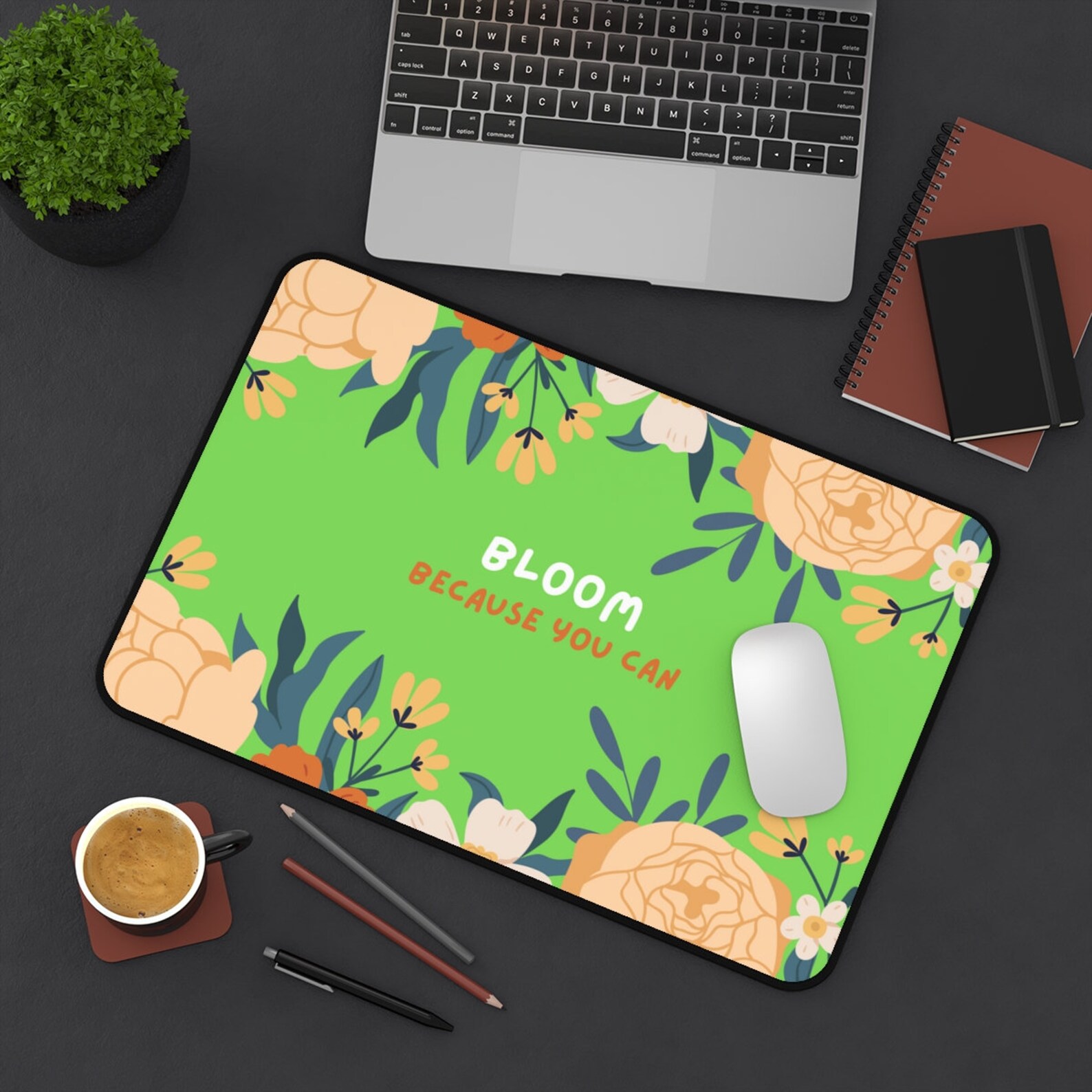 Green Desk Mat Green Cute Desk Mat Aesthetic Desk Mat Cute Etsy