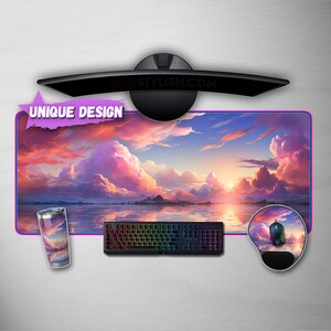 Mystical Cloud Symbol Mousepad & Desk Mat - Strumace