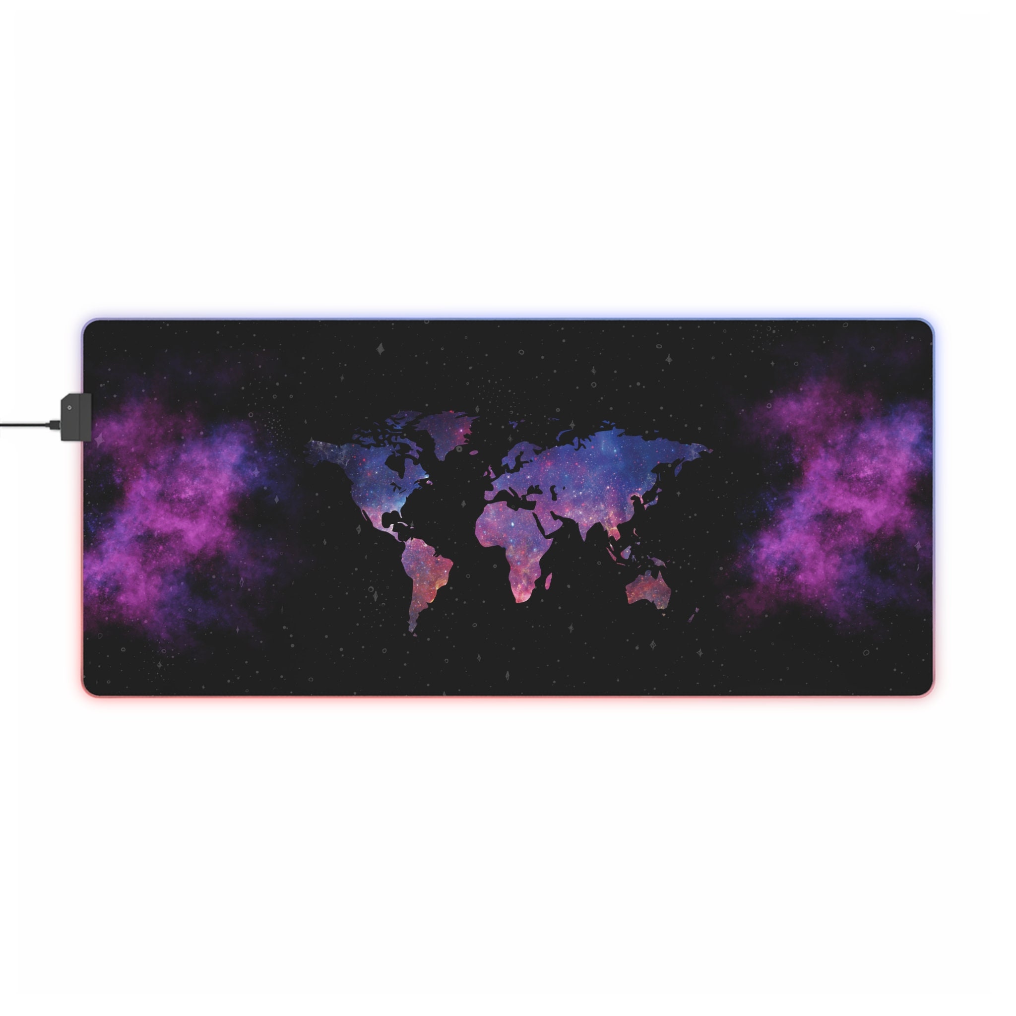 World Map Desk Mat Aesthetic World Map Wrist Rest Mouse Pad Etsy Hong