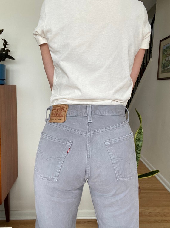 Levis 501 Grey Wash Denim / Vintage 