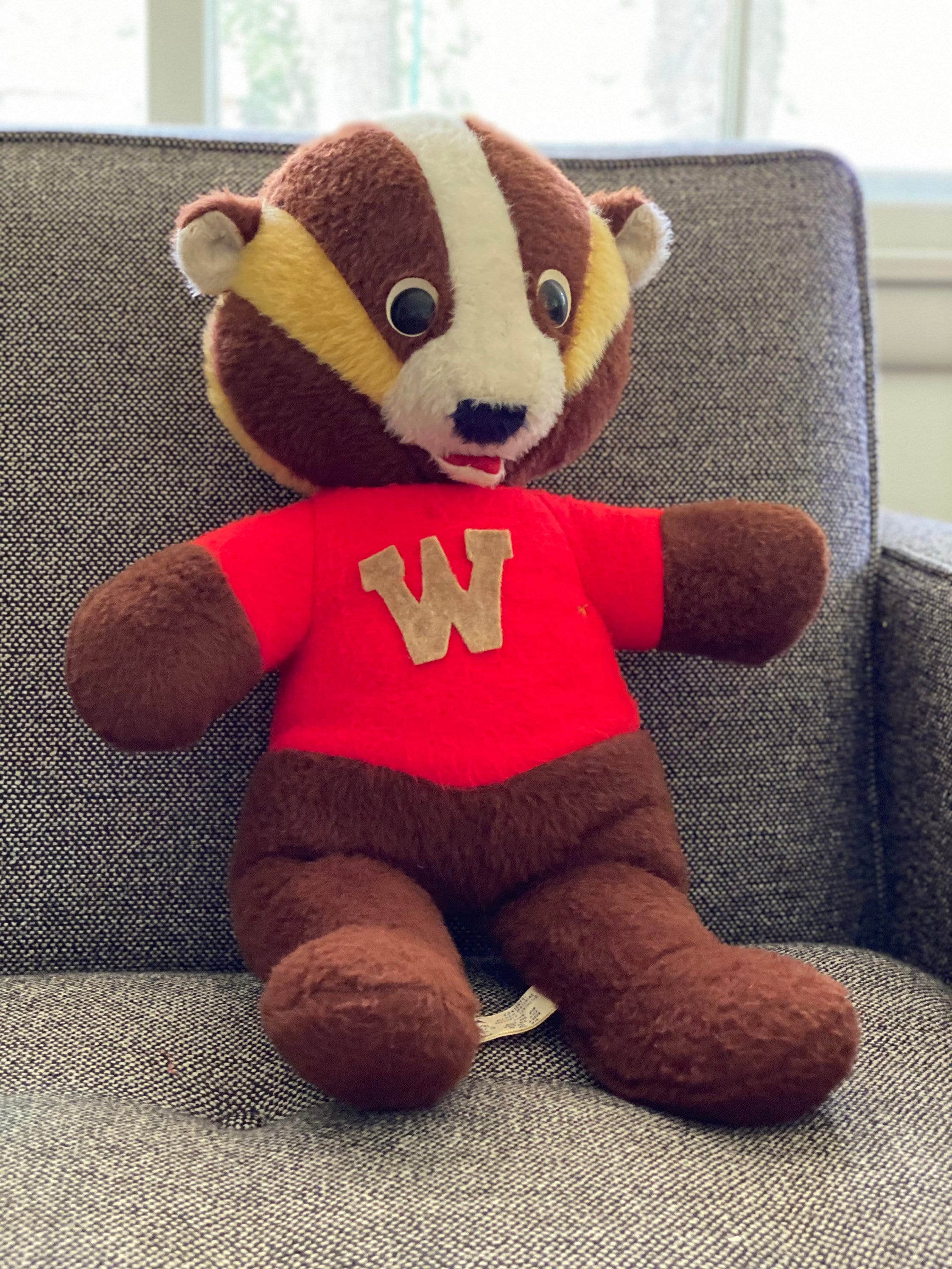 Vintage BUCKY the BADGER Stuffed Animal / 1970s Bucky Etsy