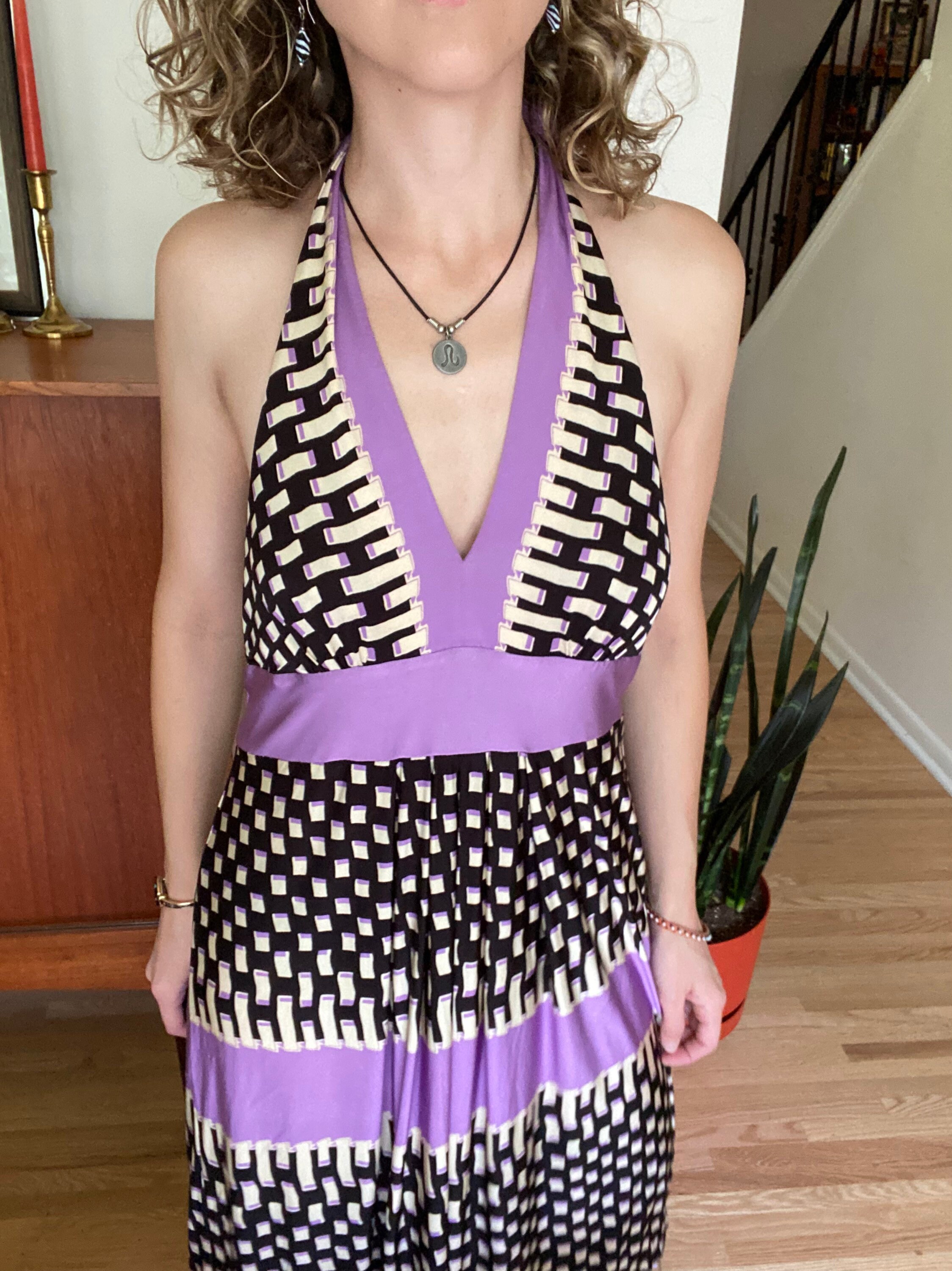 Y2K BCBG Slinky Halter Dress / Early 2000s Halter Dress / Etsy