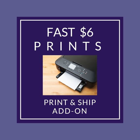 Add-on service: Fast Premium Ink-Jet Prints on Glossy, Luster, or Matte Photographic Paper, Photos, Fine Art, Printables, Various Sizes