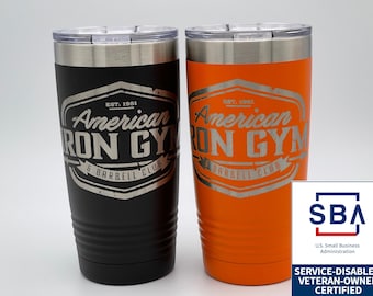 Veteran Owned Small Business - Custom Engraved 20oz Polar Tumblers