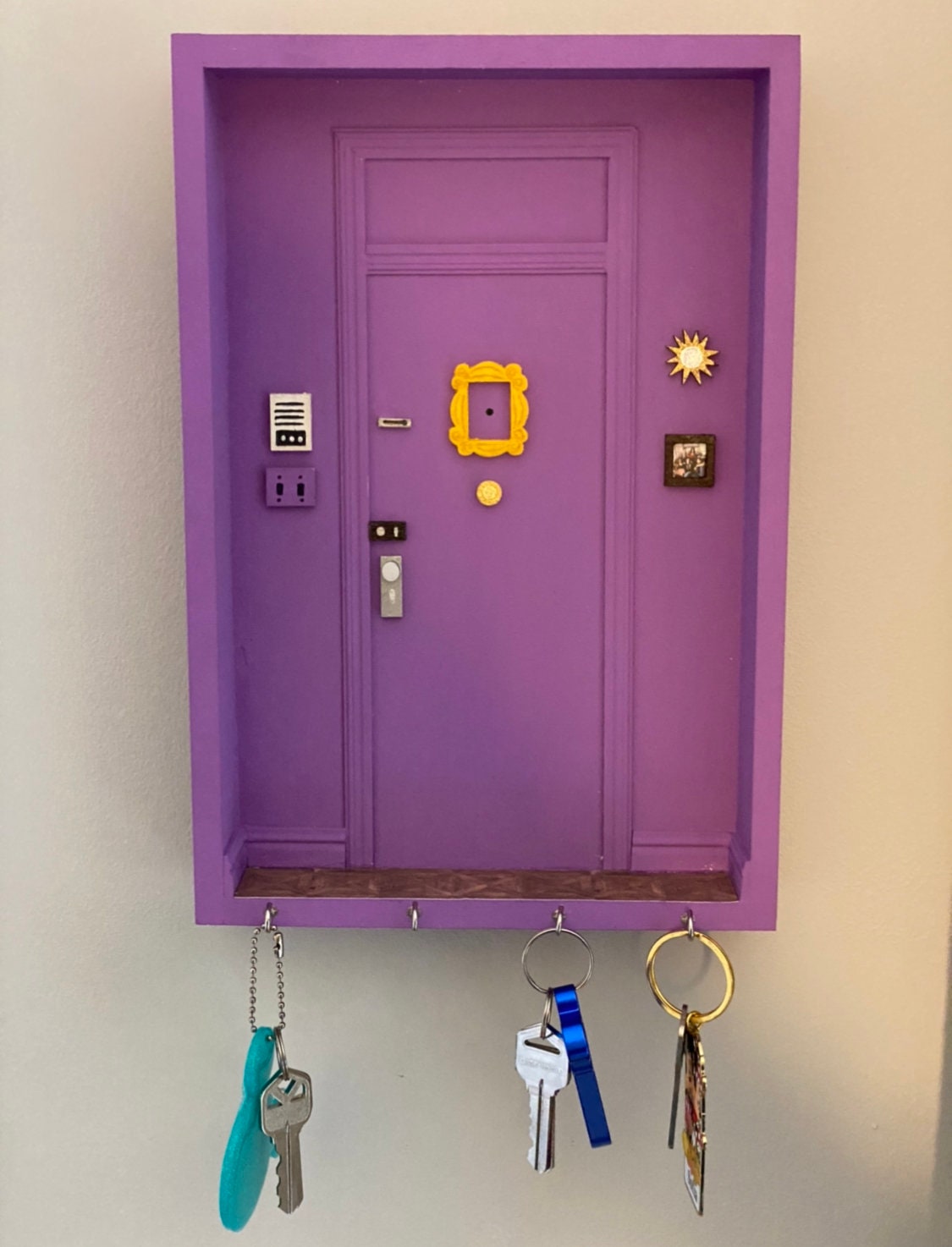 Monica's Friends Apartment Door Key Holder Hooks Etsy