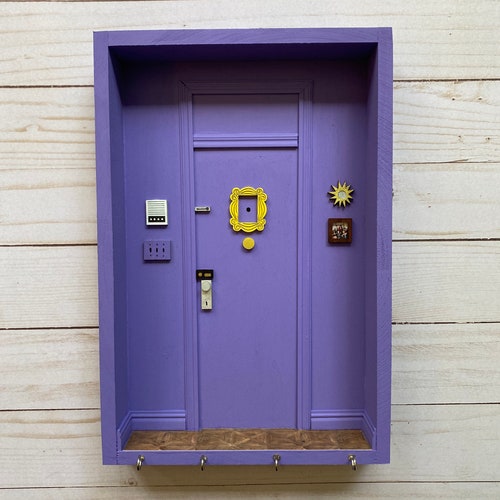Joey and Chandler's Apartment Door FRIENDS Key Hook Etsy