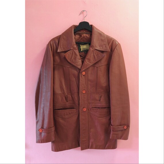 Rust Brown 70's Leather