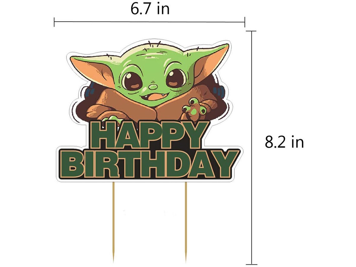 56 Pcs Baby Yoda Party Supplies set The Mandalorian Theme Etsy