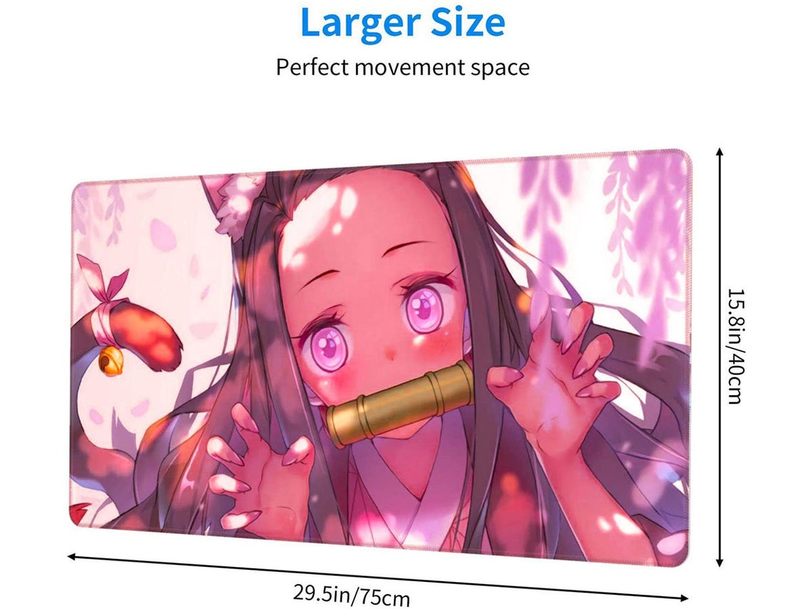 Mouse Pad Gaming Mouse Pads Anime Large NonSlip Desk Mat for Etsy