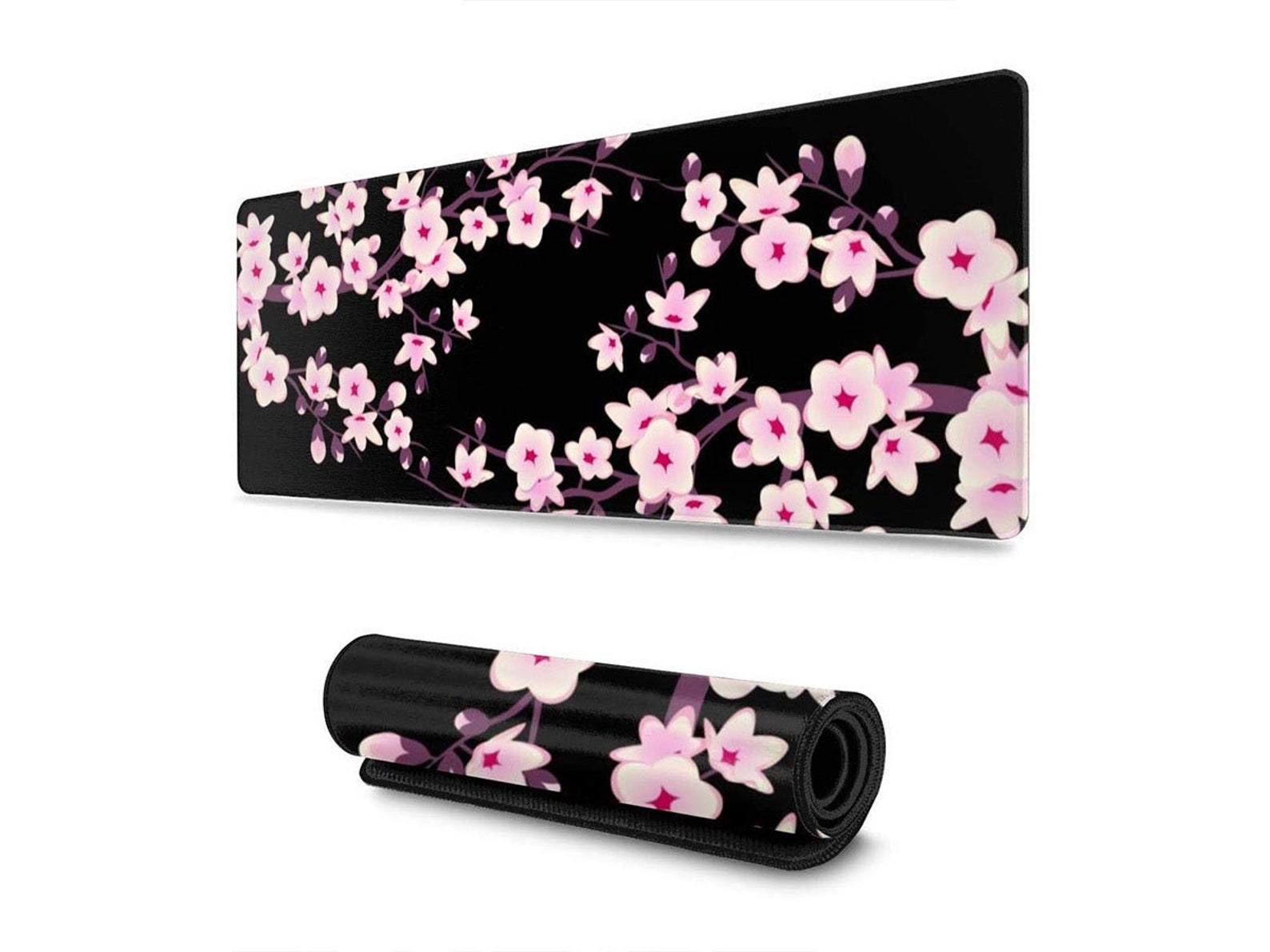 Pink Cherry Blossoms Gaming Mouse Pad XL Extended Large Mouse Etsy