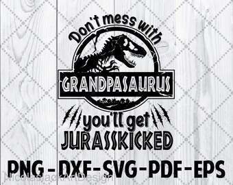 Download Grandpasaurus Svg Etsy
