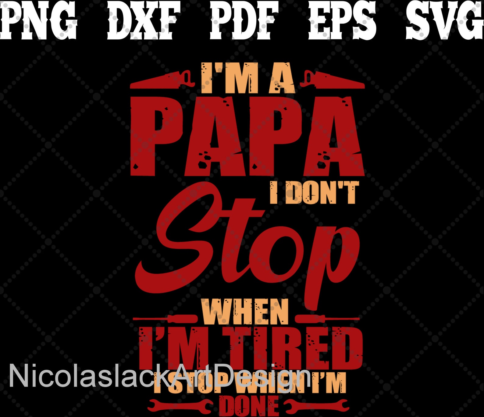 Download I'm a Papa I Don't Stop Svg Papa Shirt Svg | Etsy