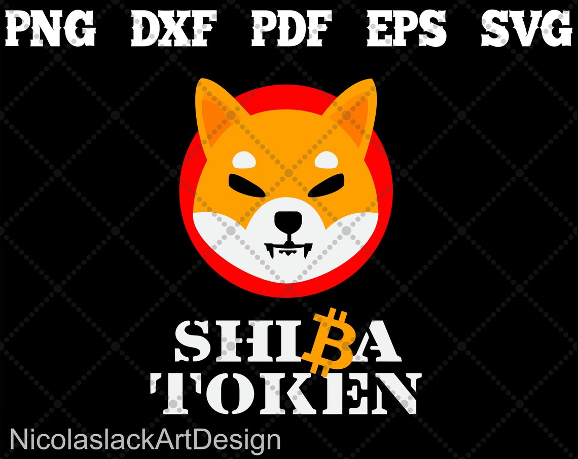 Shiba Inu token crypto Coin Cryptocurrency Svg Shiba Inu ...