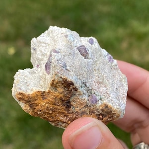 Ruby, Ruby Specimen, Ruby in Matrix, Raw, Rare Minerals, California, Mothers Day Gift, July Birthstone