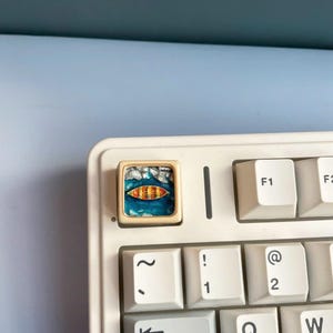 3D Boat Keycaps - 3d keycap - Art Keycap - Handmade Artisan Keycap - Cute Keycap