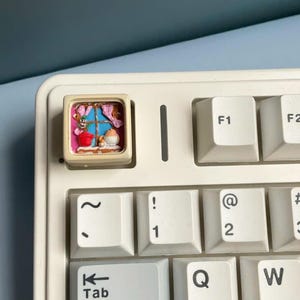 Cozy Kitchen Window 3D keycap - Artisan keycap - Cute Keycap