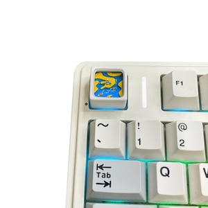 3D Lighthouse Translucent  Keycaps - 3d keycap - Artisan Keycap - Handmade Artisan Keycap - Cute Keycap