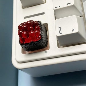 Sushi Keycap - Artisan Keycap - Mechanical Keyboard - Cute Keycap