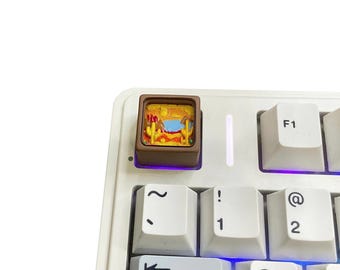 3D Picture Keycaps - ESC Keycap for Cherry MX Mechanical Keyboard, Birthday Gift for Keyboard Lovers.