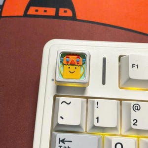 Totem Cute 3D Translucent Keycap - 3D Keycaps - Artisan Keycap - Handmade Keycap - Cute Keycap