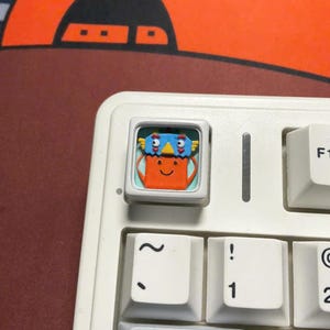 Totem Funny 3D Translucent Keycap - 3D Keycaps - Artisan Keycap - Handmade Keycap - Cute Keycap
