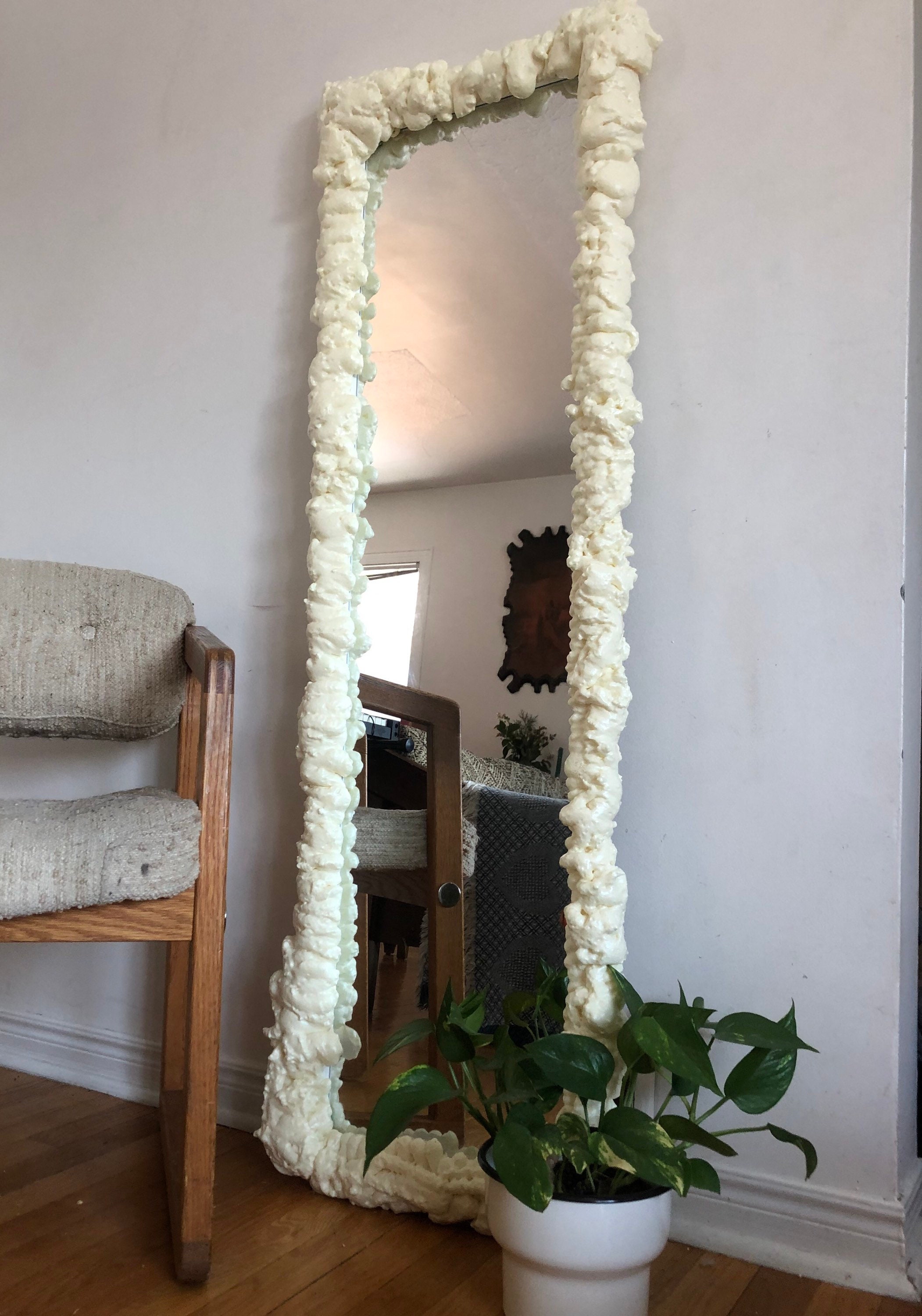 Spray Foam Mirror Etsy