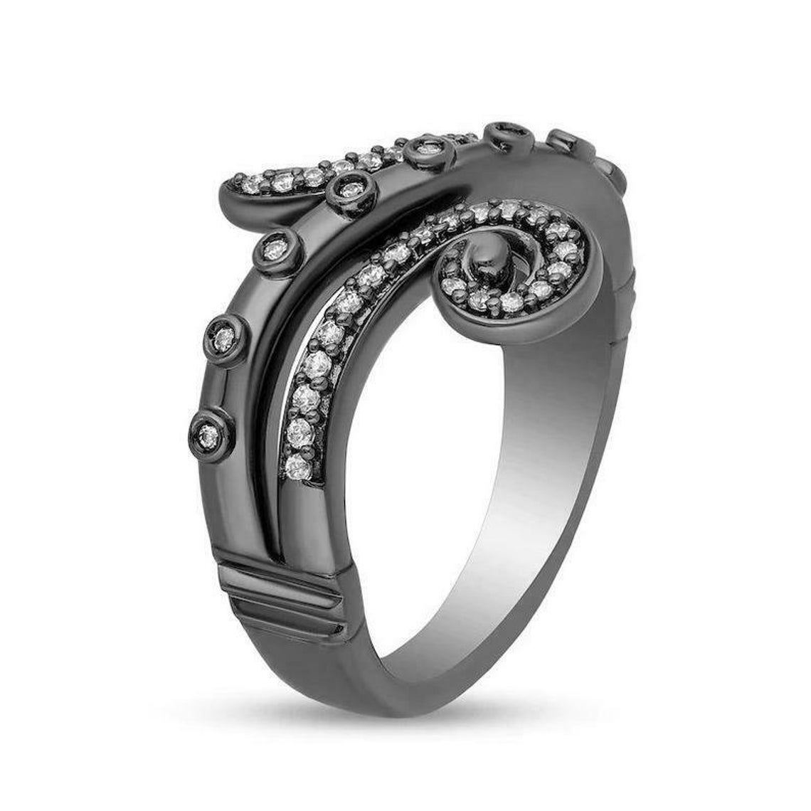 Enchanted Disney Villains Wedding Engagement Ring Ursula 0.89 Etsy