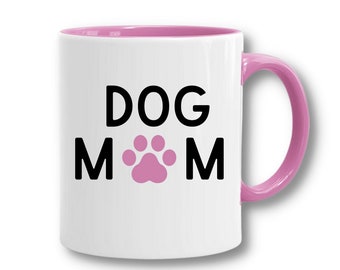 Dog Mum Mug, gift for dog lovers, 11oz ceramic mug - dishwasher safe