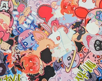 Mega Mystery Sticker Pack (50+ unique stickers in various sizes!)