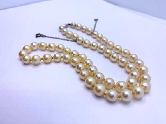 Antique Ciro Cultured String of Pearls 