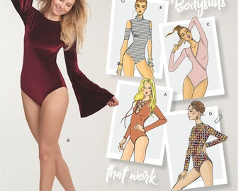 Simplicity Sewing Pattern 8513 Misses' Knit Bodysuits