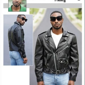 Norris Danta Ford Know Me By Mimi G ME2011 Sewing Pattern Men's Moto Jacket