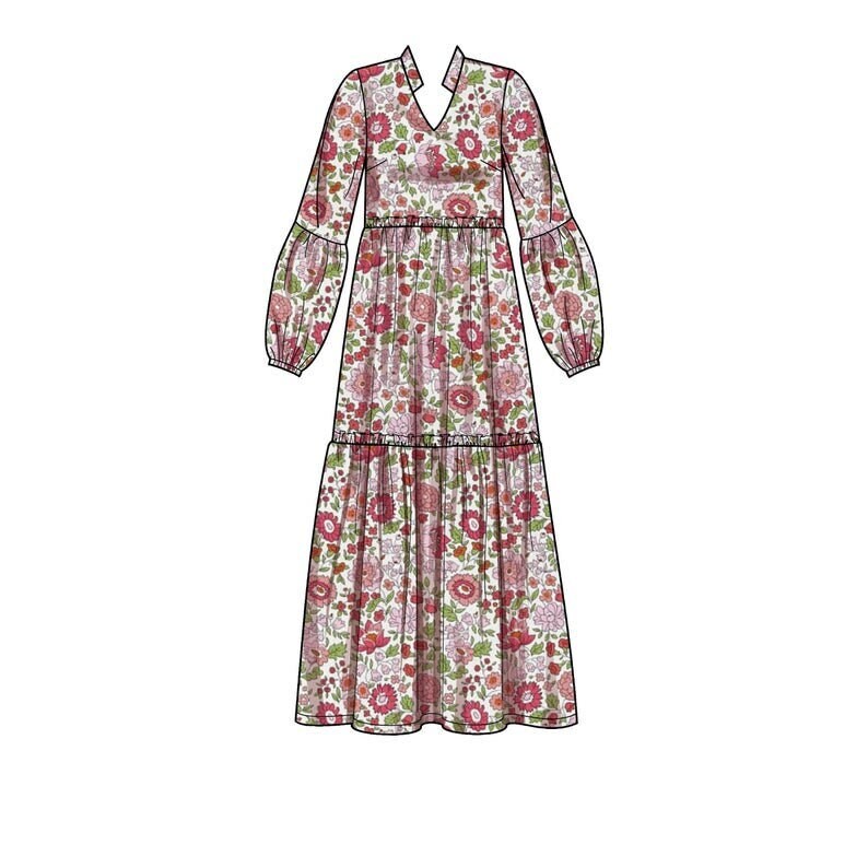 Simplicity Sewing Pattern S9265 Misses' & Women's Tiered Dresses Etsy