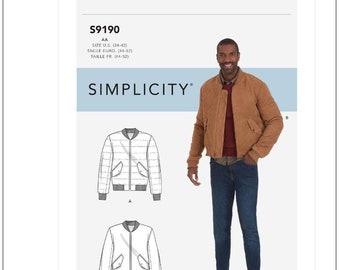 Simplicity Sewing Pattern S9190 Men's Jacket