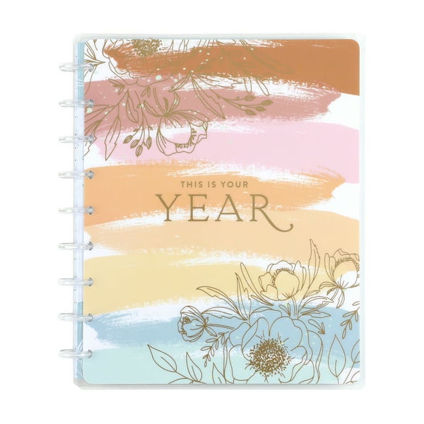 The Happy Planner, Dreamy Watercolors, 12 Months 2023-2024 Dated Classic Planner