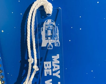 Star Wars, R2D2, Acrylic, Bookmark, Gift, Gift for him, Gift for her, Self gift