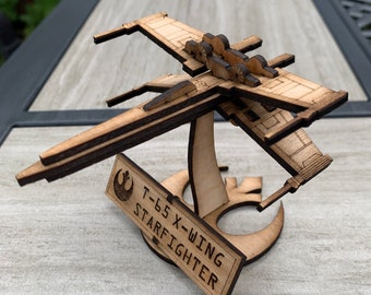 Star Wars, X-wing, 3D puzzle, model, Gift for him, Gift for her, Self gift, Gift