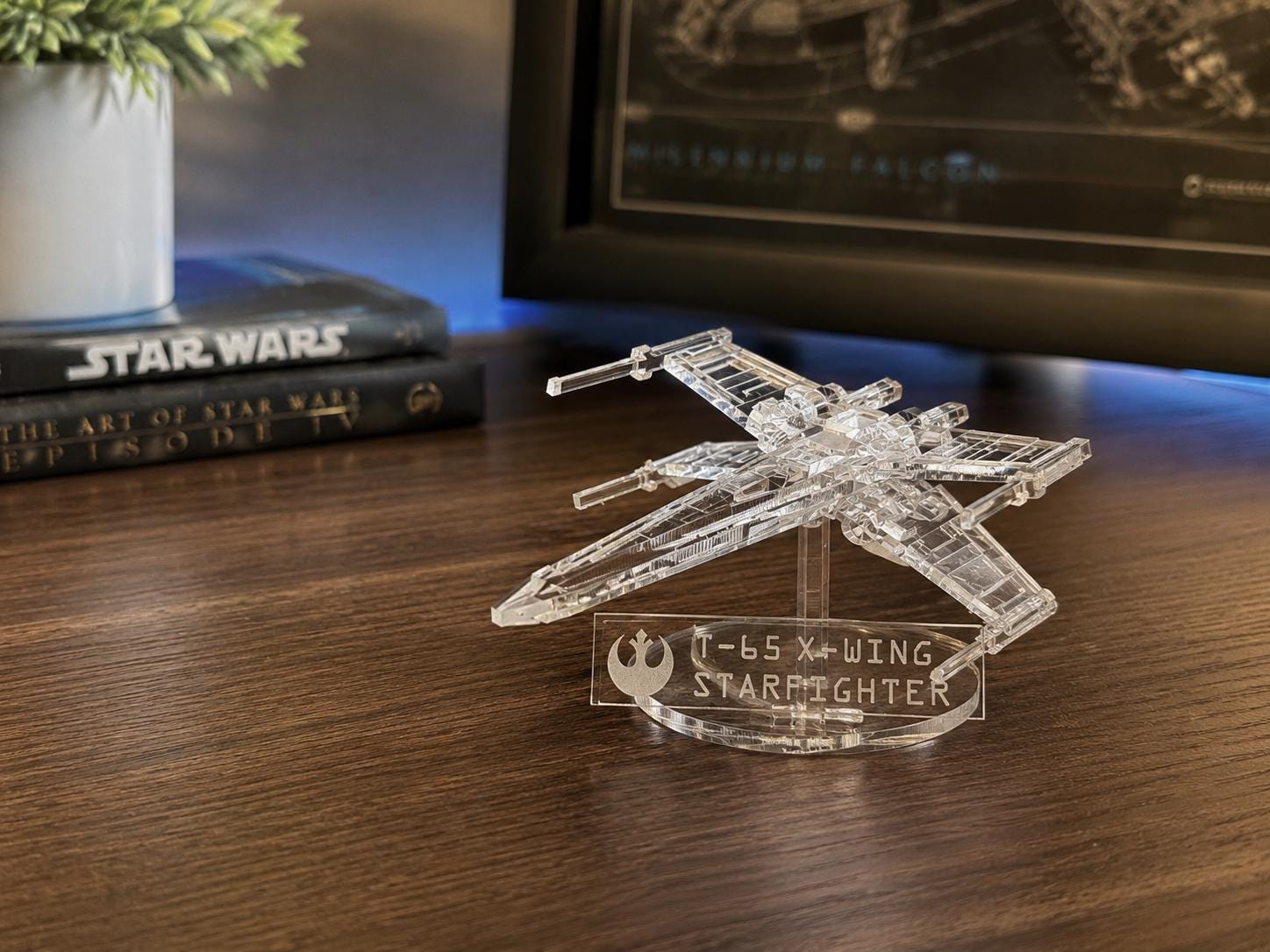 Star Wars, Acrylic, X-wing Fighter, 3D Puzzle, Model, Star Wars