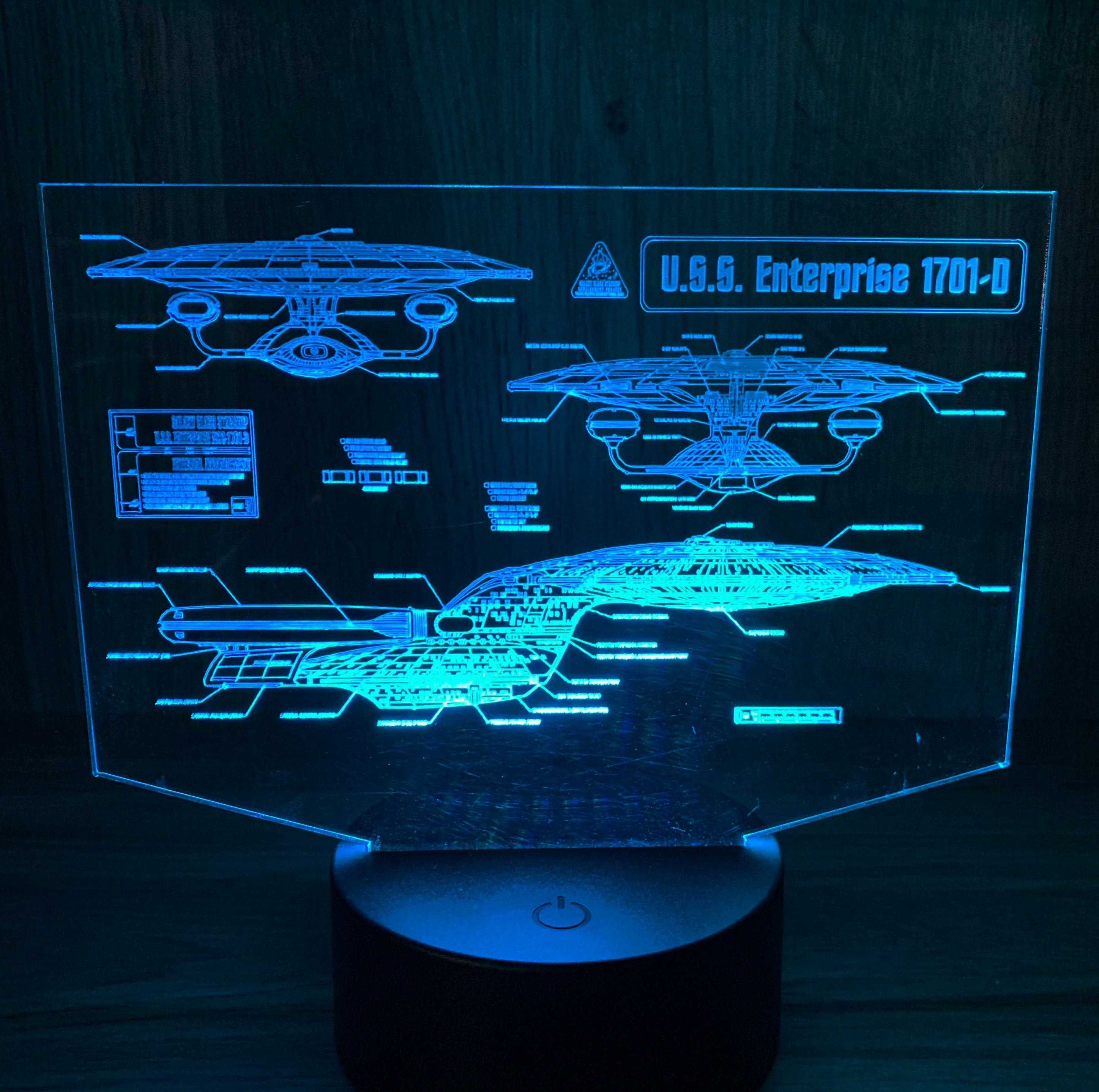 star trek led mat