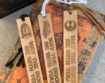 Star wars, Wood bookmark, Set, Bookmarks, Bookmark, Gift for him, Gift for her, Self gift, Gift
